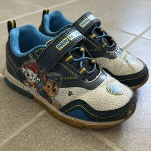 Spin Master Nick Jr Paw Patrol Light Up Sneakers Chase Marshall Blue Velcro 11